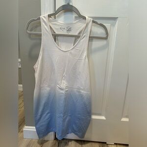 Zyia “blue ombre” copper charged tank. Good used condition. Size medium